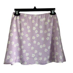 Princess Polly Purple Floral Miniskirt Women’s Size 4